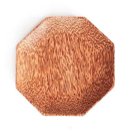 Polygon Coconut Wood Plate