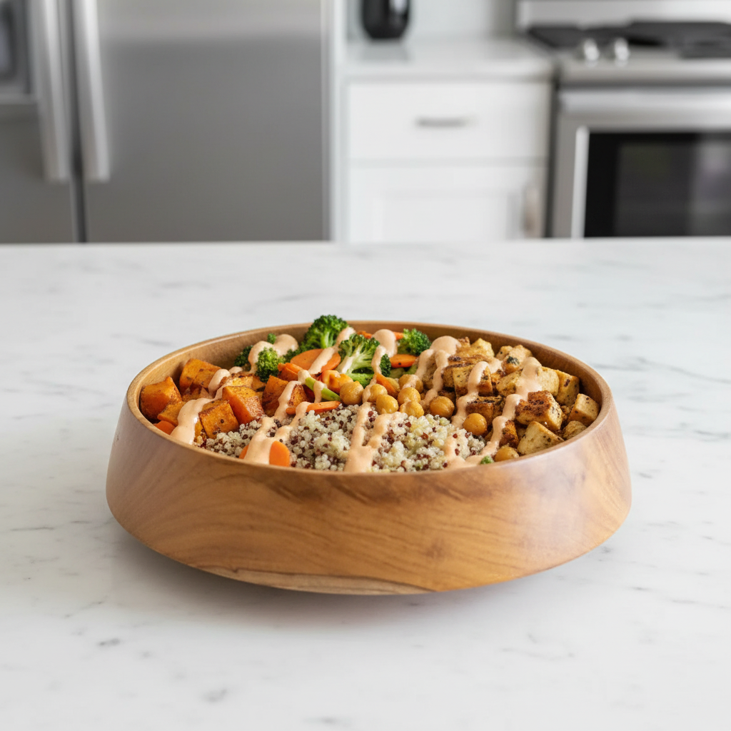 Flat Wide Hachi Teak Wood Serving Bowl – Rainforest Bowls