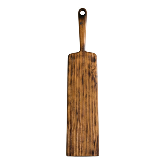 Rectangular Charred Teak Wood Charcuterie board