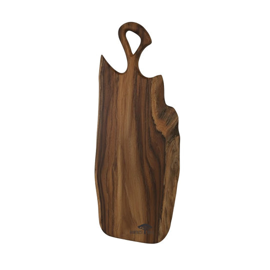 Rustic Live Edge Teak Wood Charcuterie Cutting board - Jumbo