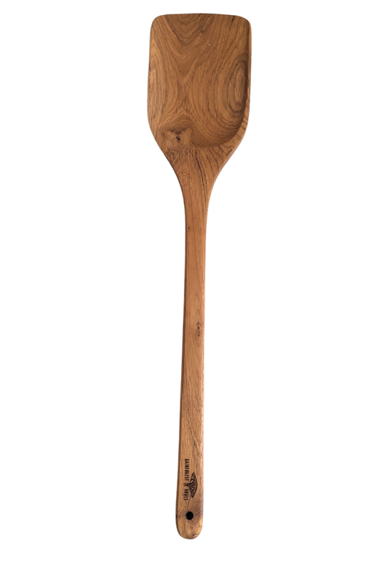 Teak Wood Long Wok Spatula Cooking Utensils