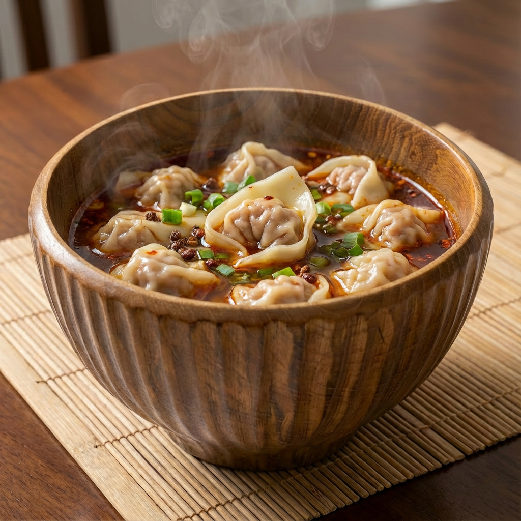 Vertical Carved Shiruwan Teak Wood Soup Bowl – Rainforest Bowls