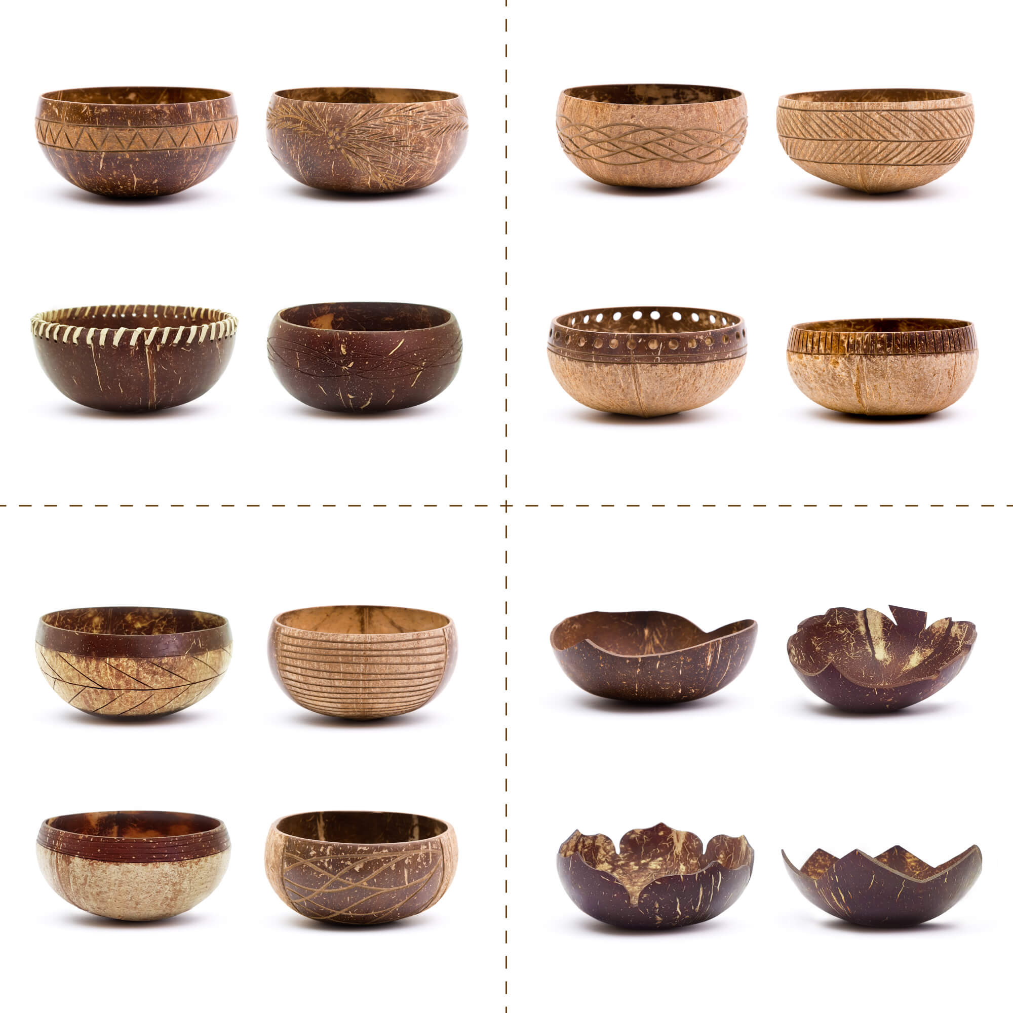 Art Bowls Combos: 4 Styles Per Set