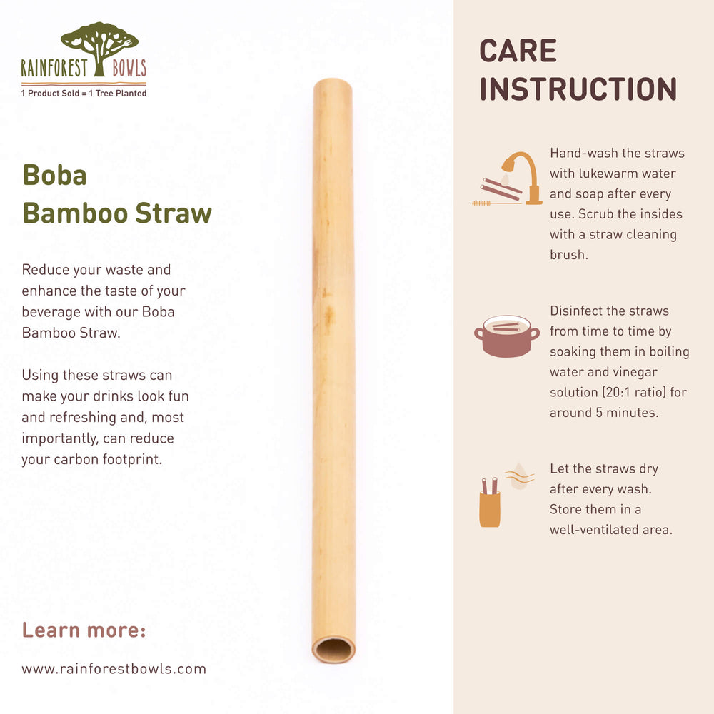 Bamboo Straw: Check Out This Non-Metal Reusable Straw!