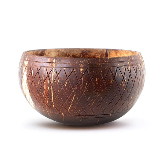 Crisscross Coconut Bowl