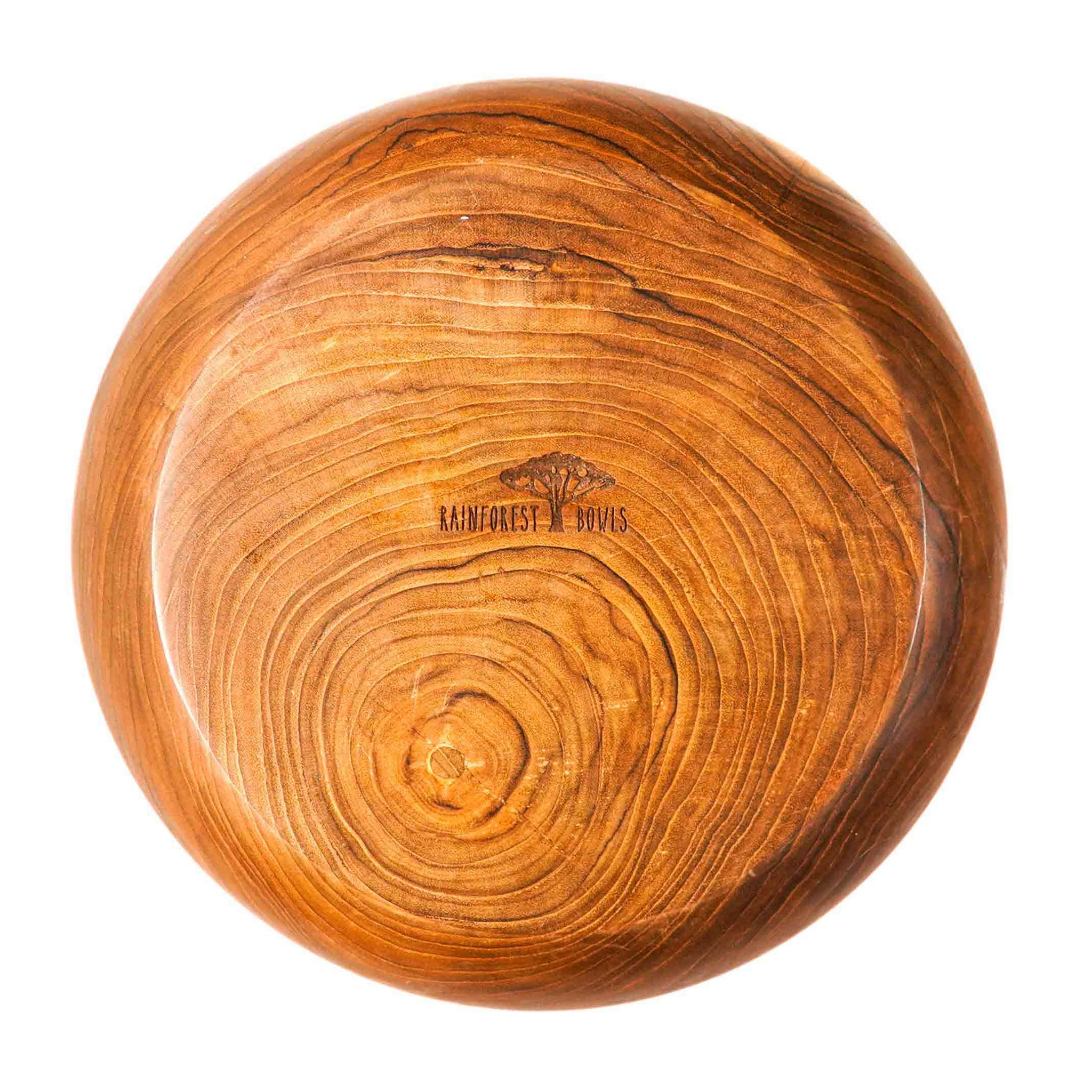 Classic Teak Wood Salad Serving Bowl | Rainforest Bowls