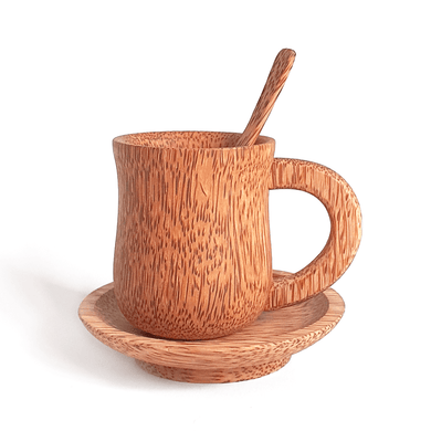 Coconut Wood Cup Set