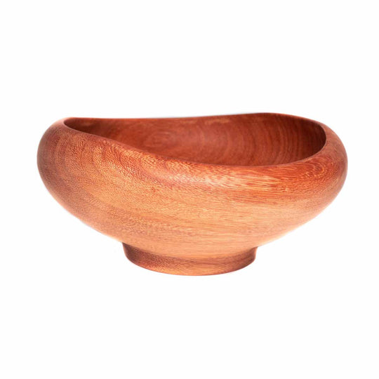 Curved Doussie Wood Bowl - Jumbo