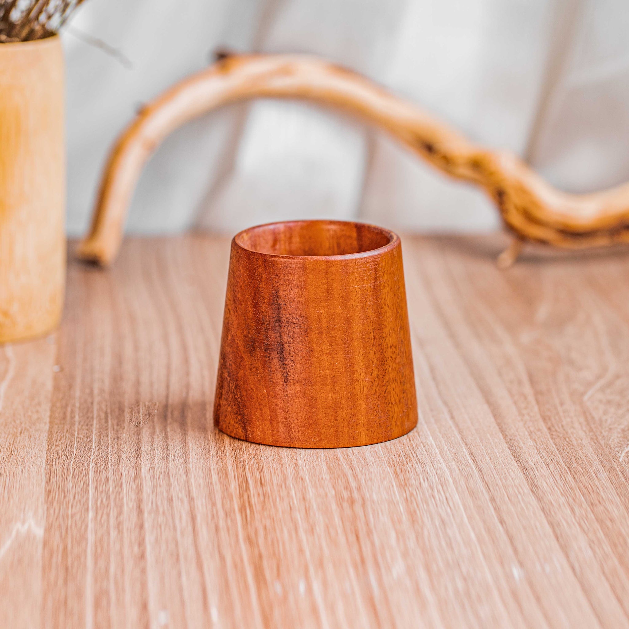 Slanted Beech Wood Cup | Rainforest Bowls