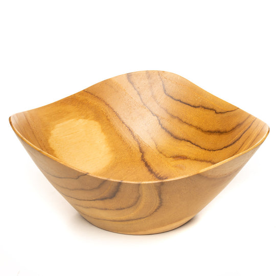 Flower Nimonowan Teak Wood Appetizer Bowl