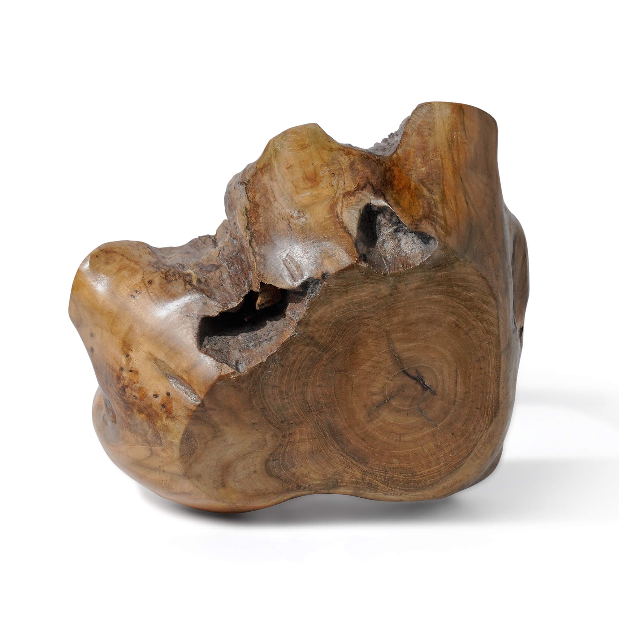 Teak houten schaal - Hands de Tweede | Voor de gezellige huismus Teak houten schaal - Hands de Tweede | Voor de gezellige huismus