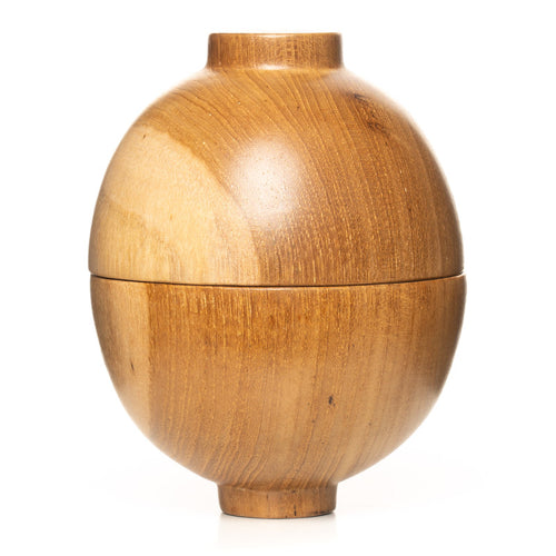 Hanki Wooden Lidded Miso Bowl