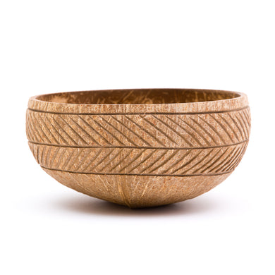 Feather Coconut Bowl