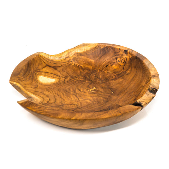 Jumbo Rustic Live Edge Teak Root Wood Fruit Serving Bowl