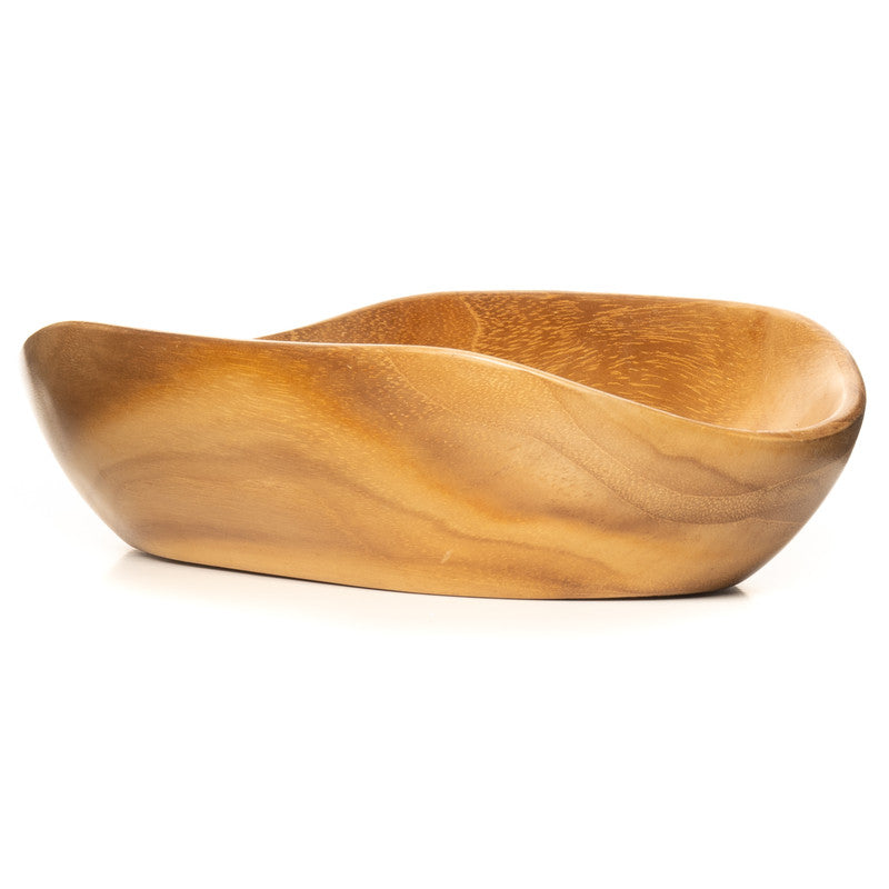Oval Yakizara Teak Wood Appetizer Plate – Rainforest Bowls