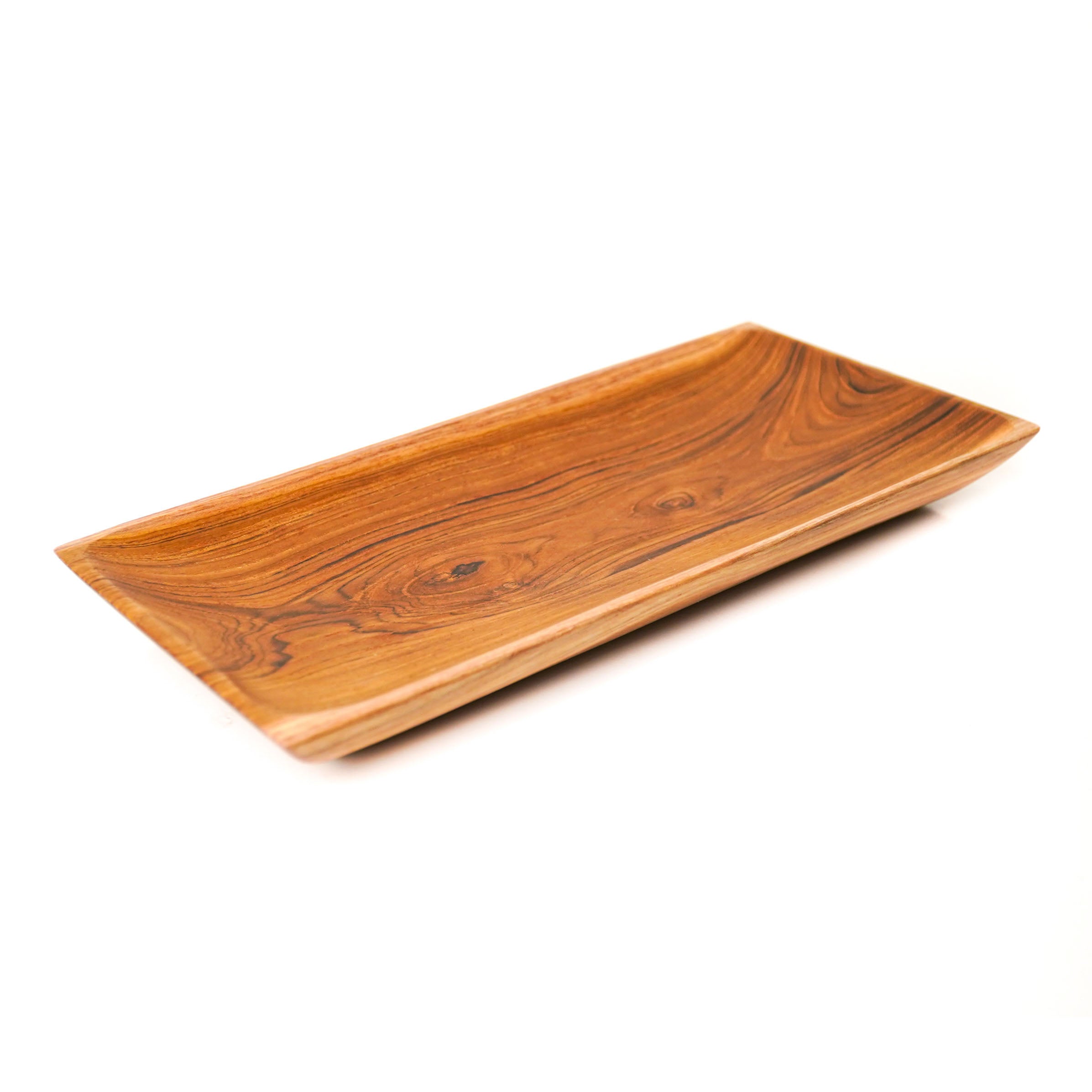 Rectangular Teak Wood Plate - Small – Rainforest Bowls