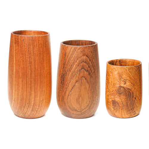 Durable Artisan-Made Wooden Cups & Mugs Drinkware - Rainforest Bowls