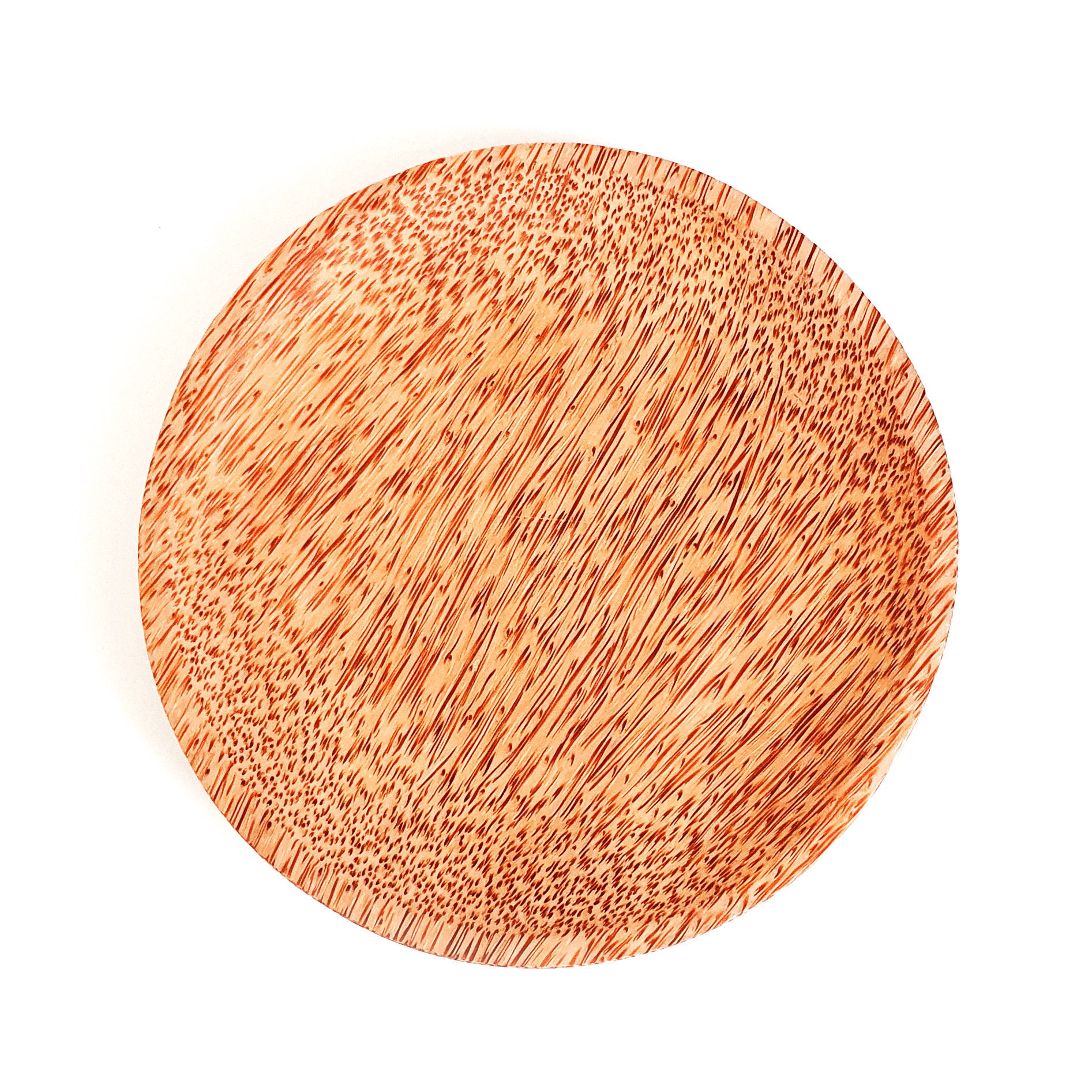 Round Coconut Wood Plate