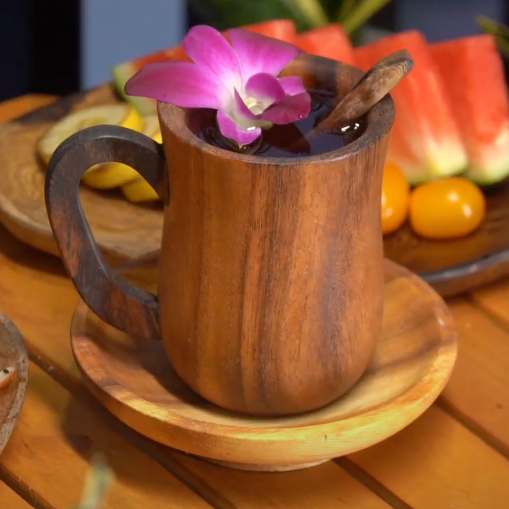 Acacia Wood Cup Set | Rainforest Bowls