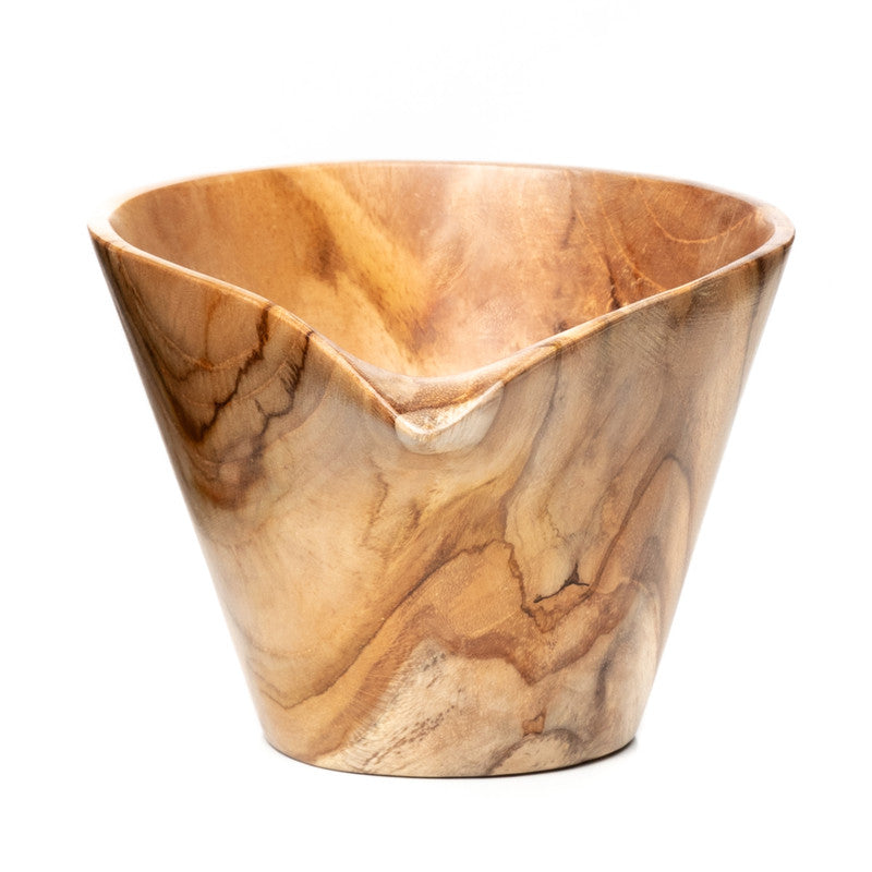 Sosu Teak Wood Bowl with Pour Spout – Rainforest Bowls