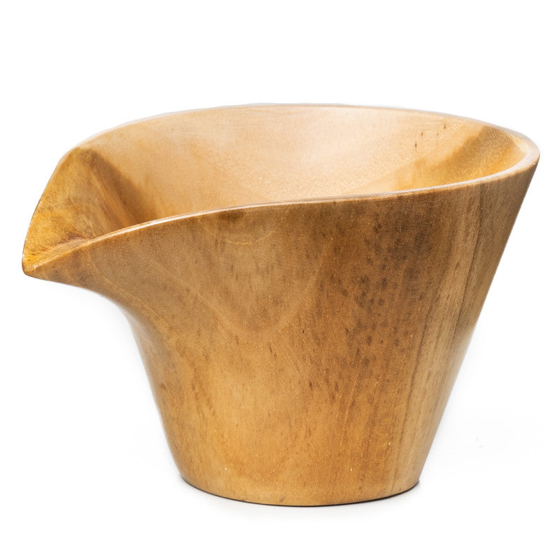 Sosu Teak Wood Bowl with Pour Spout – Rainforest Bowls