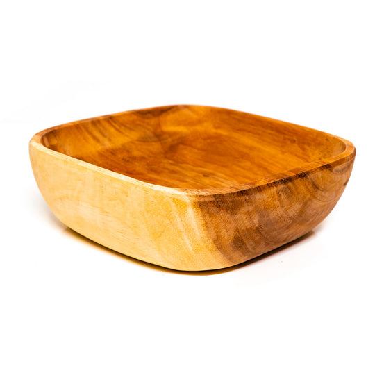 Square Acacia Wood Bowl