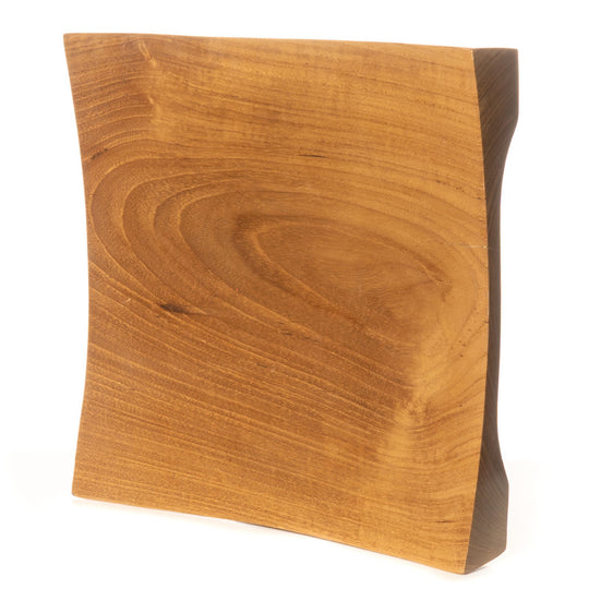 Stackable Square Chuzara Teak Wood Serving Plate