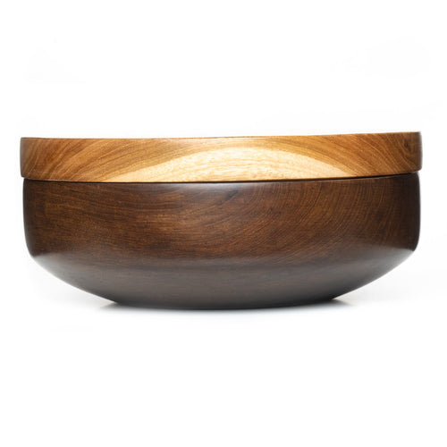 Two-Toned Mushiwan Wooden Bowl - Jumbo
