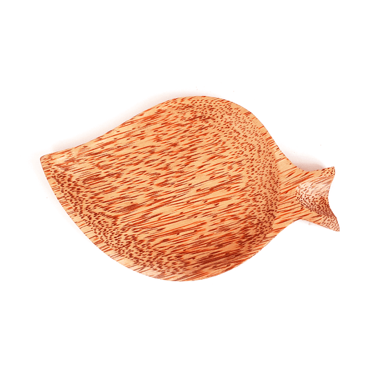 Leaf Coconut Wood Plate